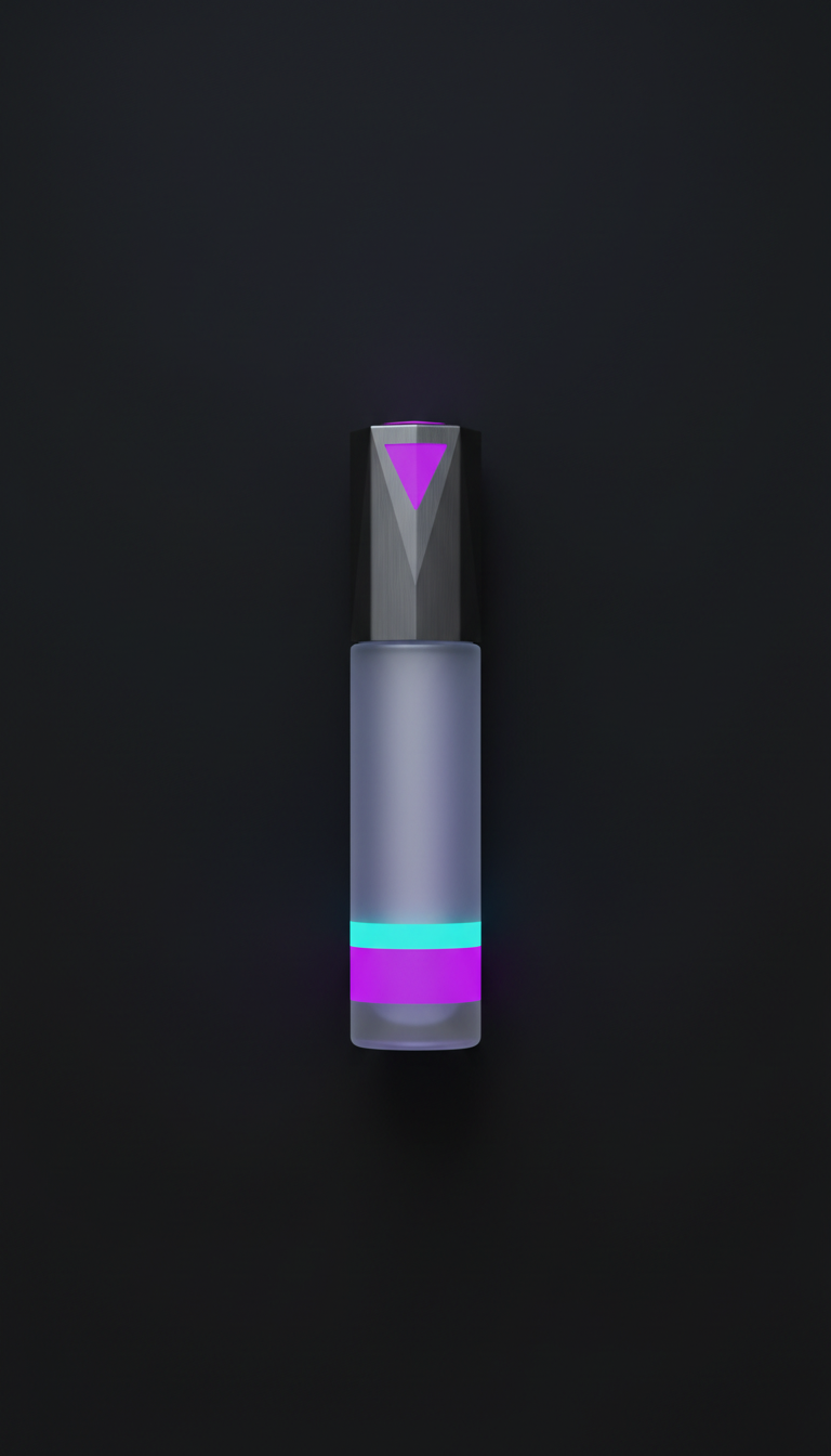 Aromatherapy Roller Neon Violet Detail