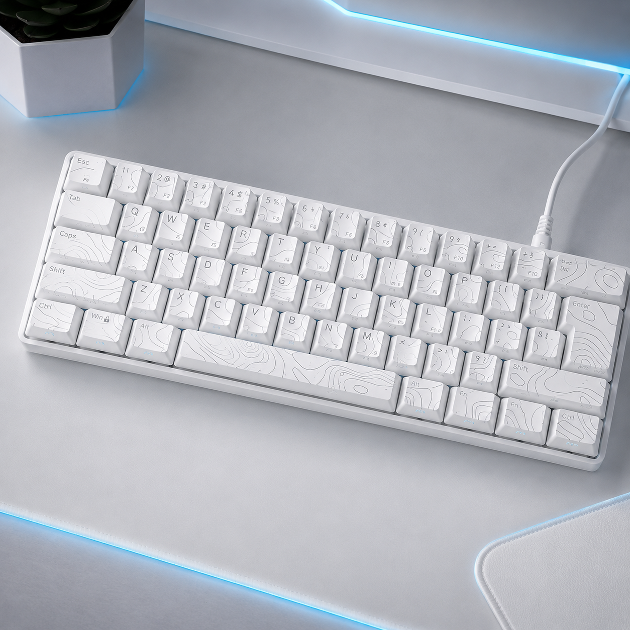 ION STRIKE MK1 keyboard white and black variants comparison