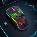 ION STRIKE PM3 mouse bottom view sensor and battery compartment