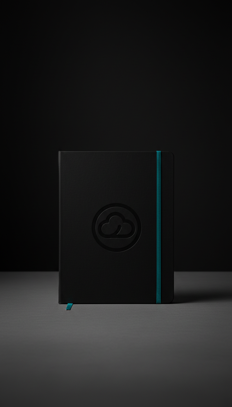 Wellness Journal Matte Black Hardcover